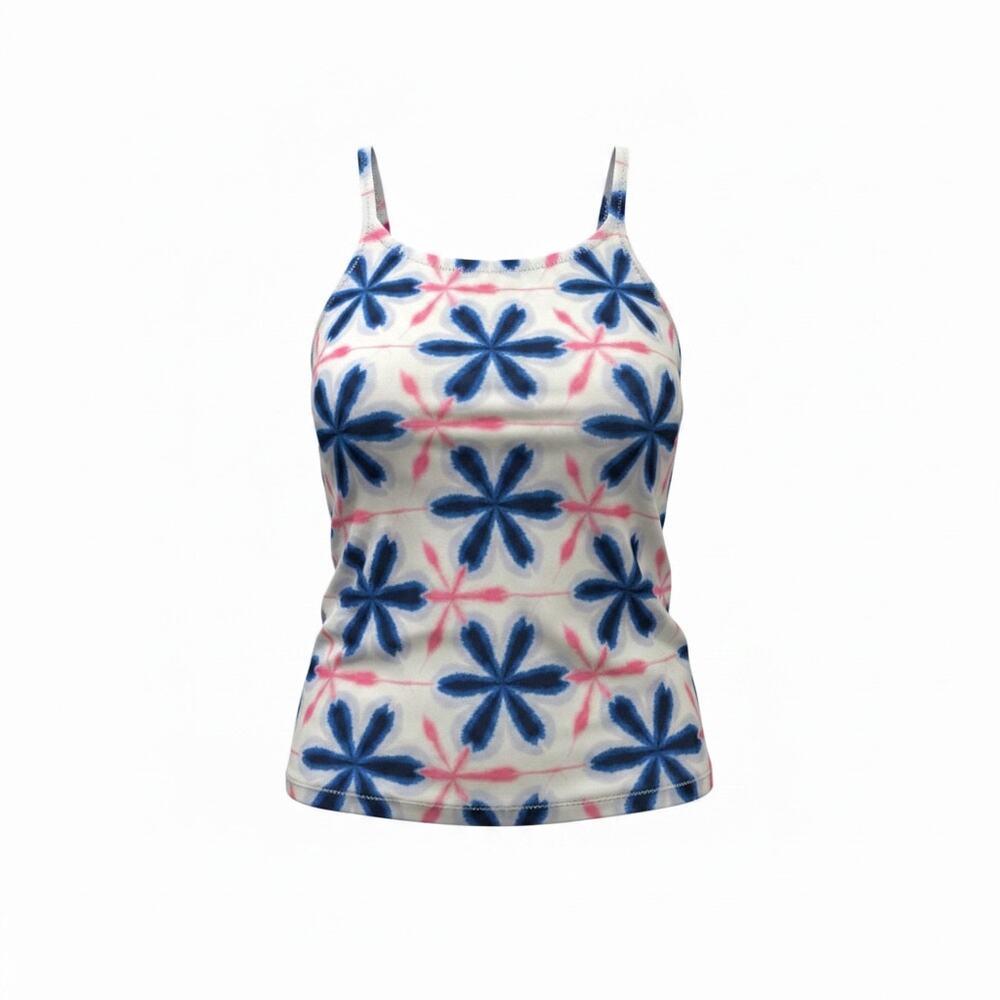 J. Crew Girl's Floral Bikini Swim Tankini Top Size 6-7 NWT